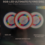 10 RGB LED Ultimate flying disc